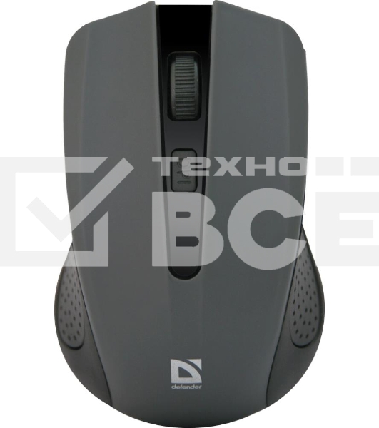 Мышь беспроводная Defender Accura MM-935 серый, 1600 dpi, радиоканал, USB, кнопки - 4