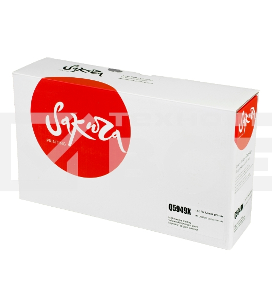 Картридж лазерный Sakura Q5949X для HPLaserJet 1320/1320n/1320nw/1320t/1320tn/M3390mfp/M3392mfp, черный, 6000 к.