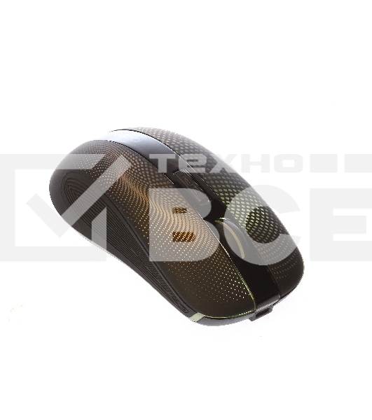 Мышь беспроводная Qumo Comfort M18 черный, 2400 dpi, радиоканал, USB, кнопки - 6