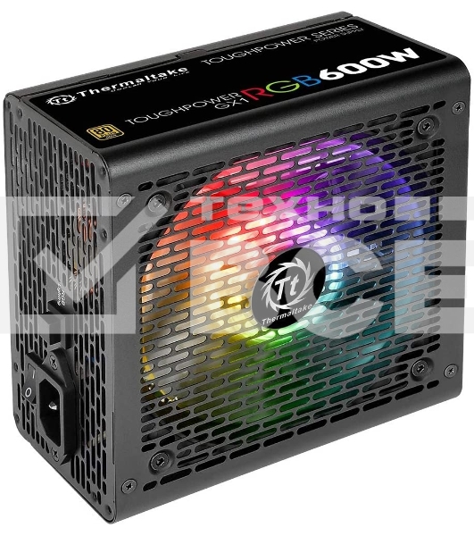 Блок питания Thermaltake Toughpower GX1 RGB PS-TPD-0600NHFAGE-1, 600Вт,80 PLUS Gold, 120мм. черный