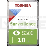Жесткий диск Toshiba SATA-III 10Tb HDWT31AUZSVA Surveillance S300 (7200rpm) 256Mb 3.5