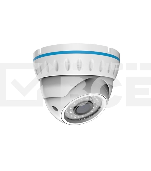 Купольная уличная камера AHD 1.3Мп (960P), объектив 2.8-12 мм., ИК до 30 м.