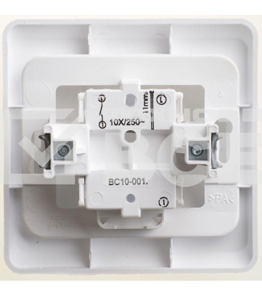 Выключатель 1-кл. СП Этюд 10А IP20 бел. SchE BC10-001B