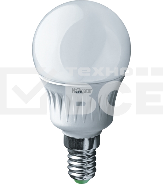 Лампа светодиодная 94 476 NLL-P-G45-5-230-2.7K-E14 5Вт шар 2700К тепл. бел. E14 330лм 220-240В Navigator 94476