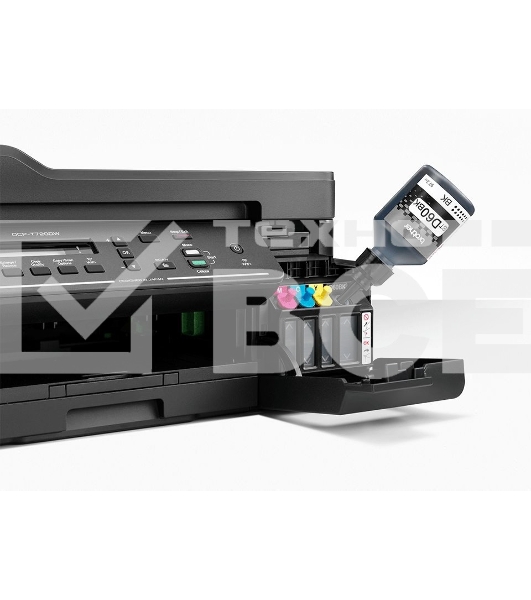 МФУ струйный Brother DCPT720DW (DCPT720DWR1), А4, цветной, печ. 17 стр/мин. (ч/б) 16 стр/мин. (цвет), 6000 x 1200 dpi, USB, Wi-Fi, NFC