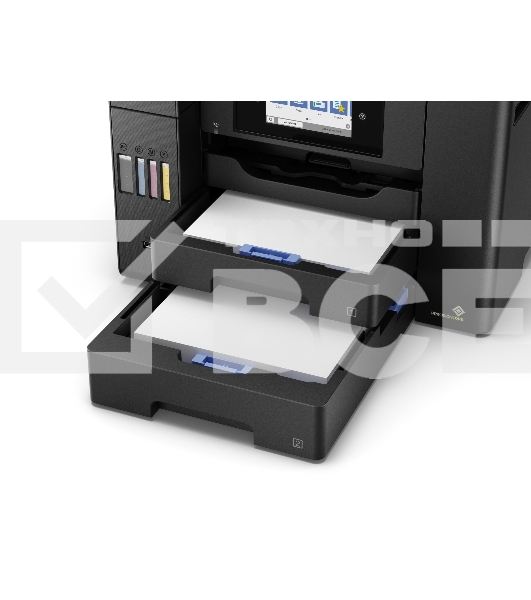 МФУ струйный Epson L6550 (C11CJ30404), A4, цветной, печ. до 25/12 стр/мин.(ч/б/цв.), скан. до 27.5 стр/мин., 4800x2400 dpi (печ.), 2400x1200 dpi (скан.), Ethernet, USB, Wi-Fi