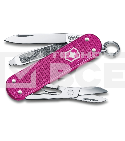 Нож перочинный Victorinox Classic Flamingo Party (0.6221.251G) 58мм 7 функций карт.коробка