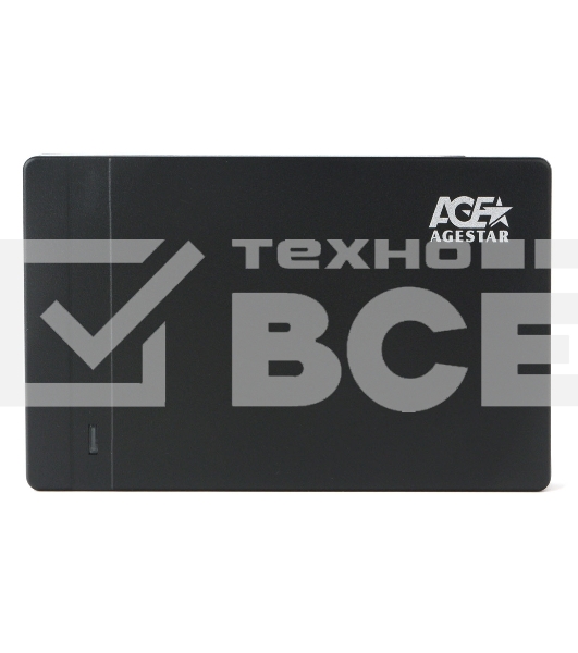 Внешний корпус USB 3.0 AgeStar 3UB2P3C (BLACK), безвинтовой, черный