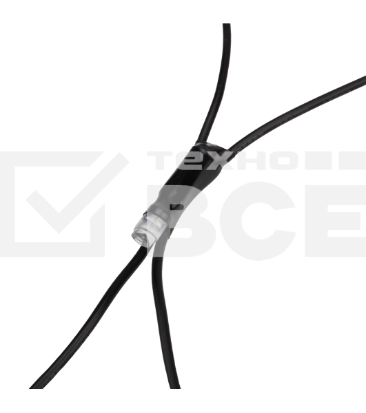 Гирлянда Сеть 2х2х1.5 м, свечение с динамикой, прозрачный ПВХ, 136 LED, 230 В, цвет свечения мультиколор