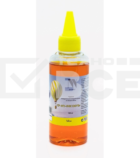 Чернила NV PRINT универсальные на водной основе NV-INK100YBr для аппаратов Brother (100 ml) Yellow