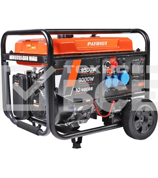 Электрогенератор бензиновый Patriot GRA 9500AWS, 9.5 кВт, 75 дБ, 101 кг