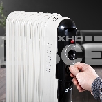 Масляный обогреватель MTX OCH-1500, белый, 1500 Вт, 15 м2, термостат, фото5
