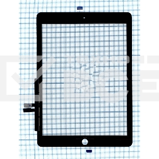 Сенсорное стекло (тачскрин) для Apple iPad 9.7 2018 (A1954 A1893)черное
