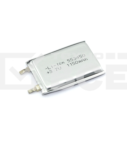 Аккумулятор Li-Pol (батарея) 5,5*34*50мм 2pin 3.7V/1150mAh