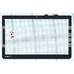Сенсорное стекло (тачскрин) для Toshiba Satellite E45T-B S40T-B, черное, фото 1