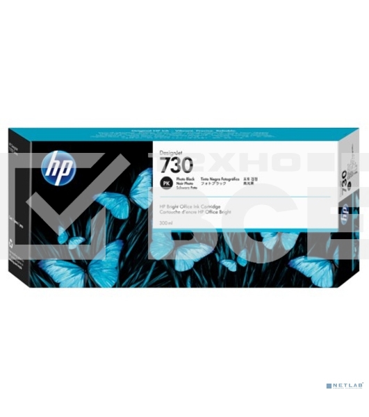 Картридж HP 730 черный для DesignJet T1700 (44
