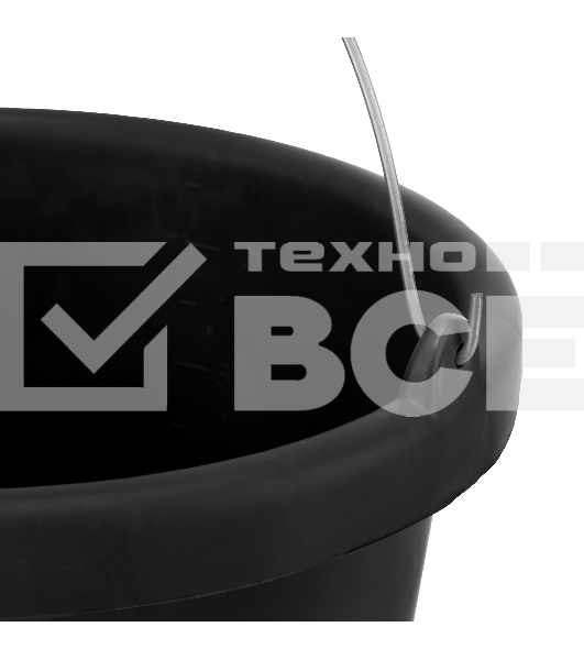 Ведро строительное пластмассовое Сибртех 20л, высокопрочное с носиком