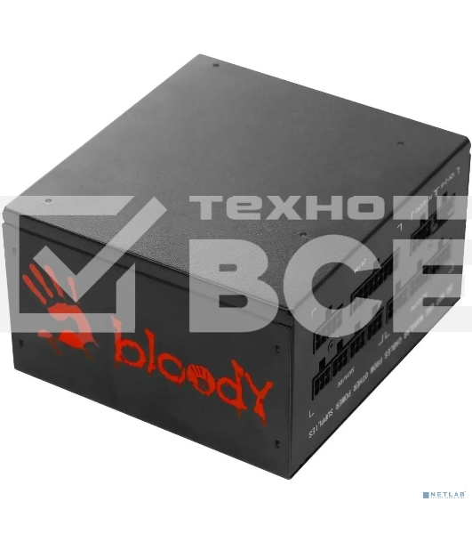 Блок питания Bloody BD-PS750G, 750Вт, 80 PLUS Gold, 120мм, черный