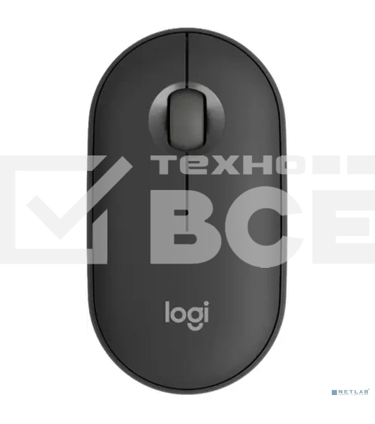 Мышь беспроводная Logitech Pebble 2 M350S графитовый, 4000 dpi, Bluetooth, кнопки - 3