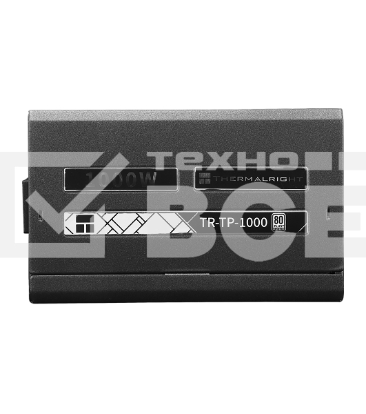 Блок питания Thermalright, 1000W 80+ Platinum (ATX, 3.0, PCIe 5.0, Full modular, 1x24(20+4)pin, 1xCPU 8(4+4)pin, 2xPCIe*2 8(6+2)pin, 1x12VHPWR PCIe 5.0 12+4pin 600mm, 6xSATA3, 4xMOLEX4pin, Active, 120x120mm, 150x140x86mm, APFC, OPP, OVP, OTP, OCP, SCP, UV