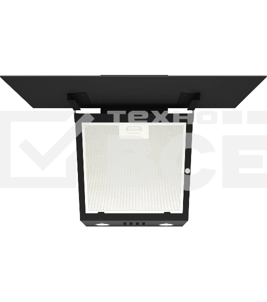 Вытяжка наклонная Bosch DWK63PJ60T 360 м3/ч, 60см, черный, Push buttons