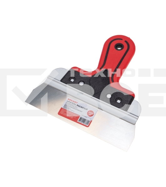 Шпатель фасадный Rexant, нержавеющая сталь, 200мм, двухкомпонентная рукоятка