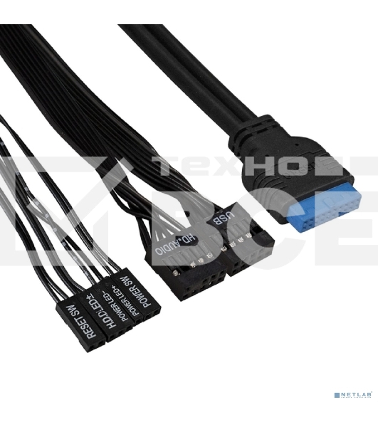 Компьютерный корпус Miditower ExeGate CP-603UB Black, ATX, (CP500W, 80мм), 2*USB+2*USB 3.0, Audio, замок блокировки кнопки питания