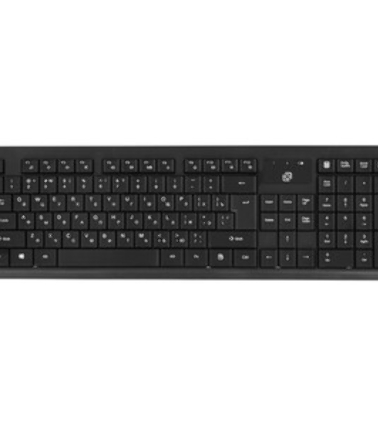 Комплект клавиатура+мышь Oklick S269W беспроводной, USB, 1600 DPI, чёрный