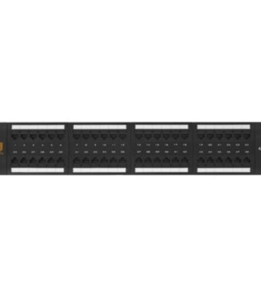 Патч-панель Lanmaster LAN-PPL48U5E 19' 2U 48xRJ45 кат.5e UTP