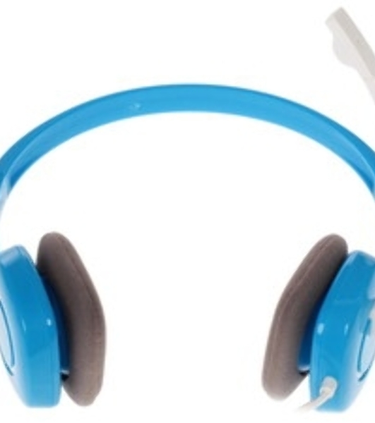 Гарнитура Logitech H150 голубой, проводная, 3.5 мм