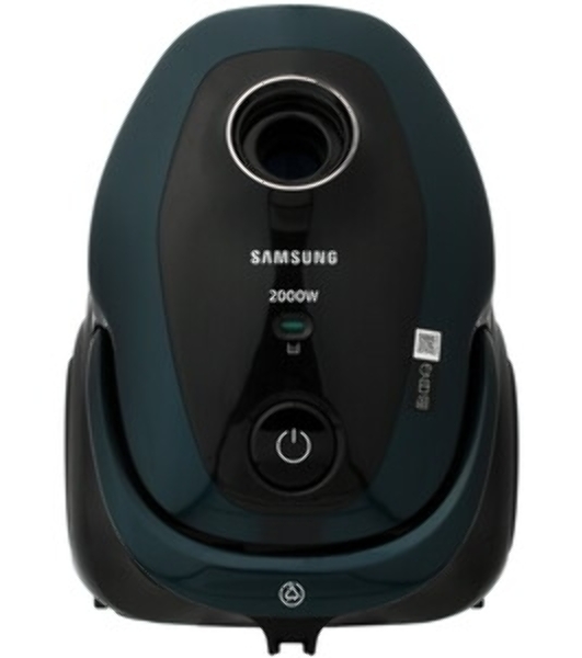 Пылесос Samsung VC20M2540JN/EV черный/зеленый, 460/2000 Вт, уборка сухая, пылесборник мешок 2.5 л