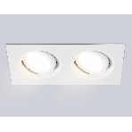 Встраиваемый поворотный точечный светильник Ambrella light TN102745/2 WH белый IP20 GU5.3/2 180*95*25, фото8