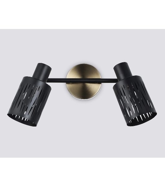 Светильник Ambrella light TR8668/2 BK/SB чёрный/бронза E14/2 max 60W 360*100*190