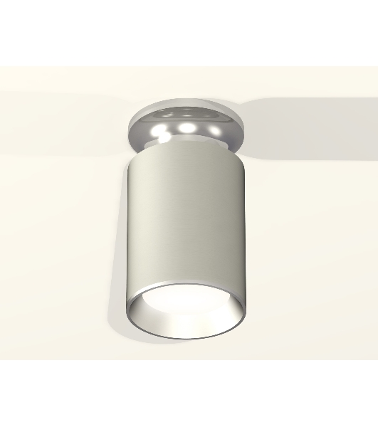 Светильник Ambrella Light XS6314101 SGR/PSL серый песок/серебро полированное MR16 GU5.3 (N6903, C6314, N6104)