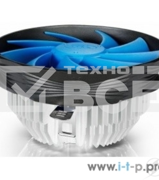 Кулер для процессора DEEPCOOL ARCHER BIGPRO серебристый/синий, 120 мм, алюминий/медь, 2000 об/мин, 29.7 дБ, 4 pin, 125 Вт, 70 мм