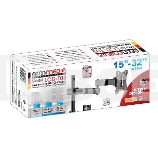 Кронштейн для мониторов Arm Media LCD-T03 черный 15