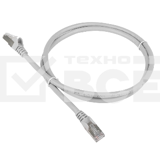 Кабель Patch cord Lanmaster TWT-45-45-5.0/S-GY 5м FTP Cat 5e Grey