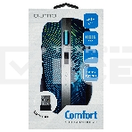 Мышь беспроводная Qumo Comfort M18 черный, 2400 dpi, радиоканал, USB, кнопки - 6, фото2