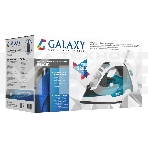 Утюг беспроводной Galaxy GL 6151, белый с голубым, паровой, 2200 Вт, функции: автоотключение, самоочистка, антикапля, антинакипь, функция увлажнения, вертикальное отпаривание, индикатор нагрева, защита от перегрева, резервуар для воды 320 мл, керамическое, фото11