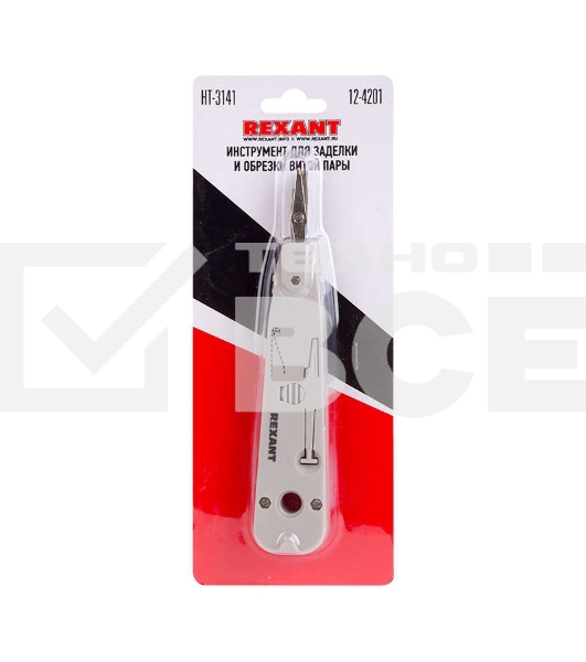 Инструмент для заделки и обрезки витой пары Rexant HT-3141, 110
