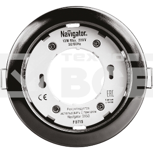 Светильник 71 281 NGX-R1-005-GX53 IP20 черн. хром Navigator 71281