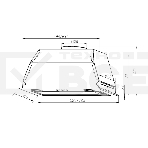 Вытяжка встраиваемая LEX GS Bloc P 900 нержавеющая сталь управление: кнопочное (1 мотор), фото3