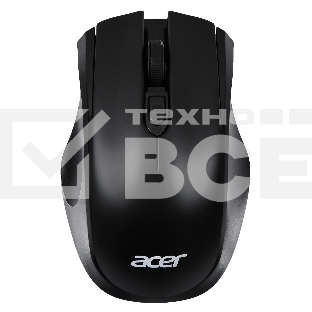 Мышь беспроводная Acer OMR030 черный, 1600 dpi, радиоканал, USB, кнопки - 4