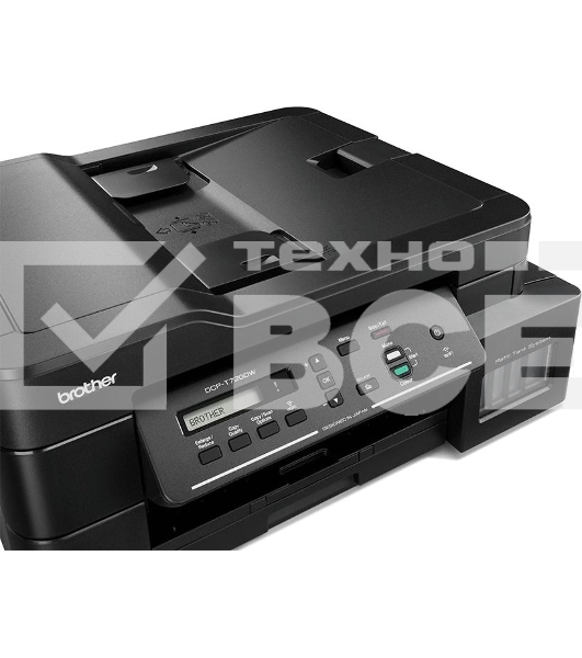 МФУ струйный Brother DCPT720DW (DCPT720DWR1), А4, цветной, печ. 17 стр/мин. (ч/б) 16 стр/мин. (цвет), 6000 x 1200 dpi, USB, Wi-Fi, NFC