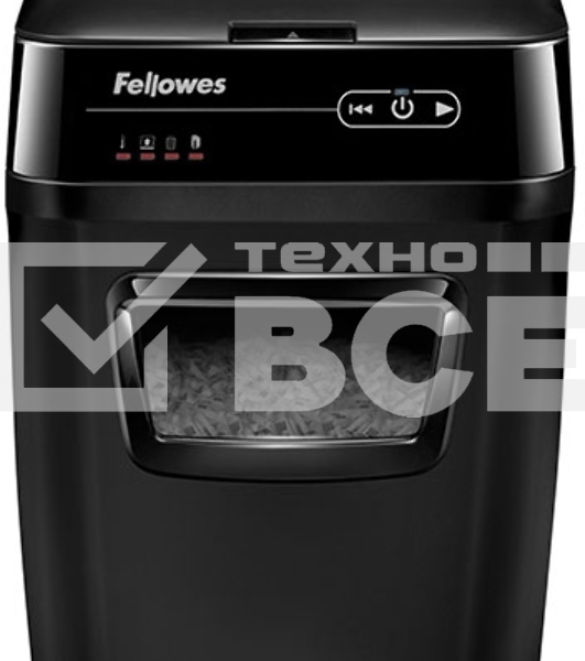 Шредер Fellowes AutoMax 130C (секр.P-3)/фрагменты/130лист./32лтр./пл.карты
