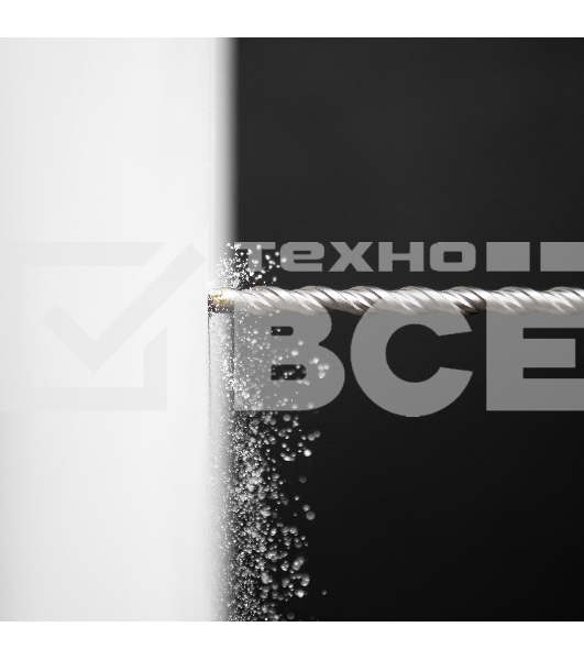 Бур по бетону, двойная спираль, Cobalt W-tip, 10x260 мм, SDS PLUS Denzel