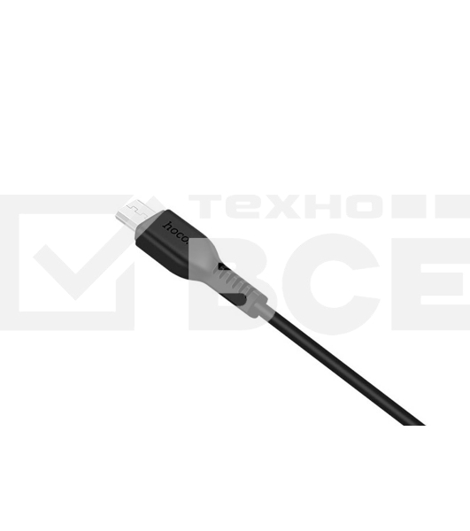 Кабель HOCO USB X20 Flash для Micro USB 2А, 1м, черный