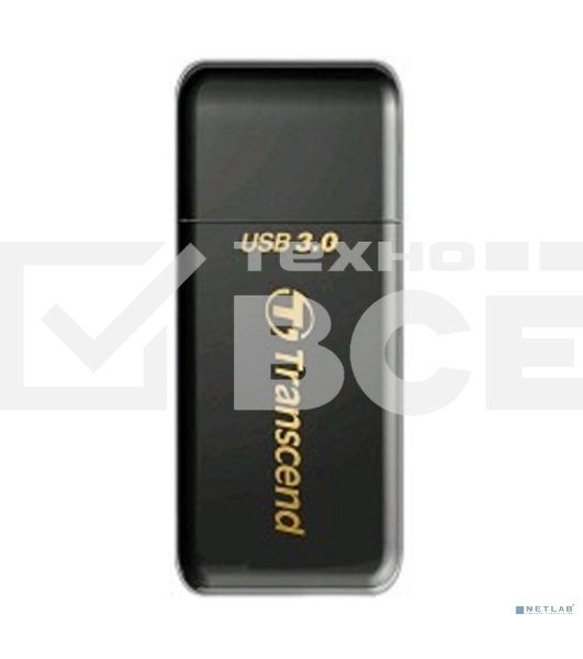 Кард-ридер Transcend RDF5/черный/microSD/microSDHC/microSDXC/SD/USB 3.0/пластик