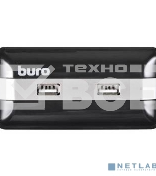 Разветвитель USB 2.0 Buro BU-HUB7-U2.0 7порт. черный