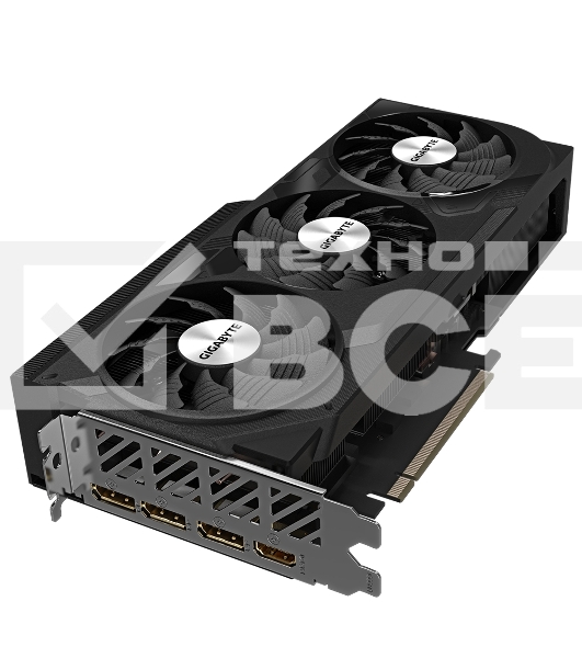 Видеокарта Gigabyte GV-N4070WF3OC-12GD 12288Mb 192 GDDR6X 2490/21000 HDMIx1 DPx3 HDCP Ret